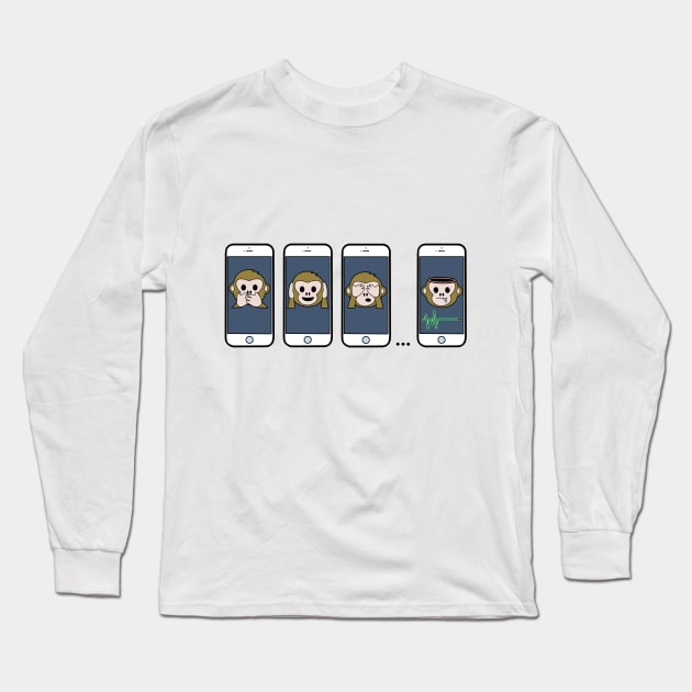 Scimmiette + 1 Long Sleeve T-Shirt by tobiagiuseppe